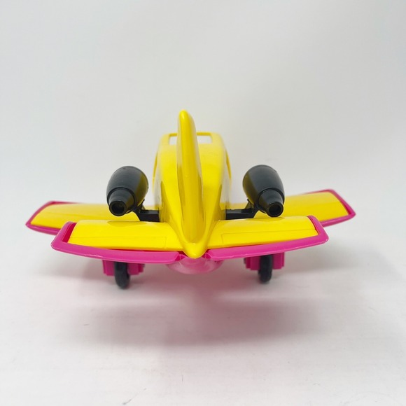 American Plastic Toys Sea Plane Airplane Toy Vintage‎ Bath Elf Made In USA Pink - Picture 5 of 13